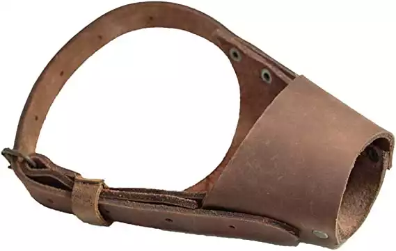 Hide & Drink Leather Dog Muzzle Guard