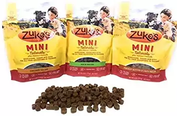 Zuke's Mini Natural Soft Dog Treat Three Pack