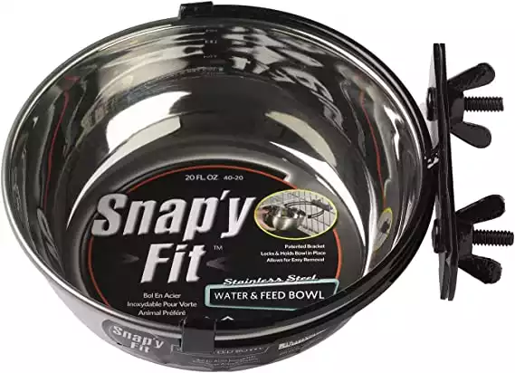MidWest Homes for Pets Snap'y Fit Stainless Steel Bowl