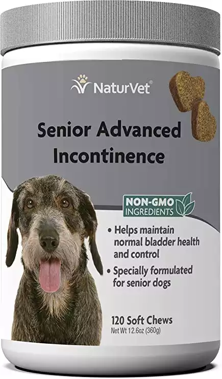 NaturVet – Senior Advanced Incontinence – Helps Maintain Bladder Health & Control