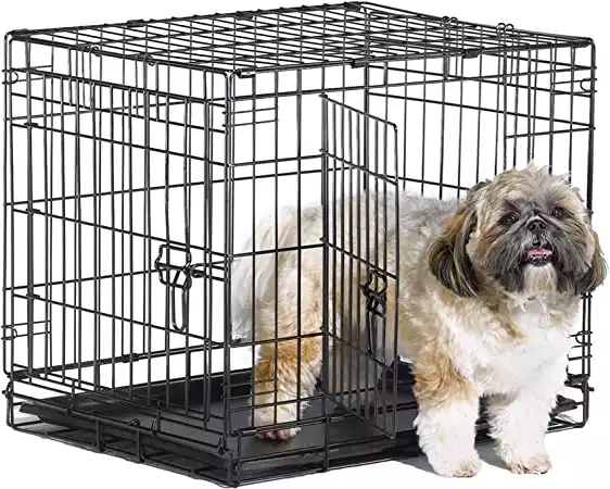 New World Folding Metal Dog Crate