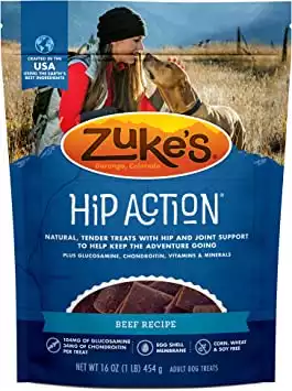 Zuke's Hip Action Hip & Joint Natural Dog Treats Crafted in The USA