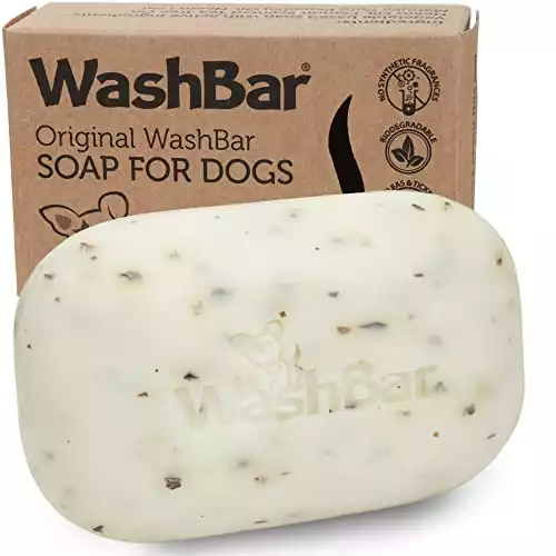 WashBar Natural Dog Soap Bar - Natural Dog Shampoo Bar